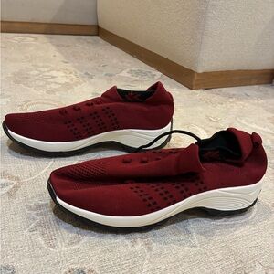 Red Athletic Women's Sneakers